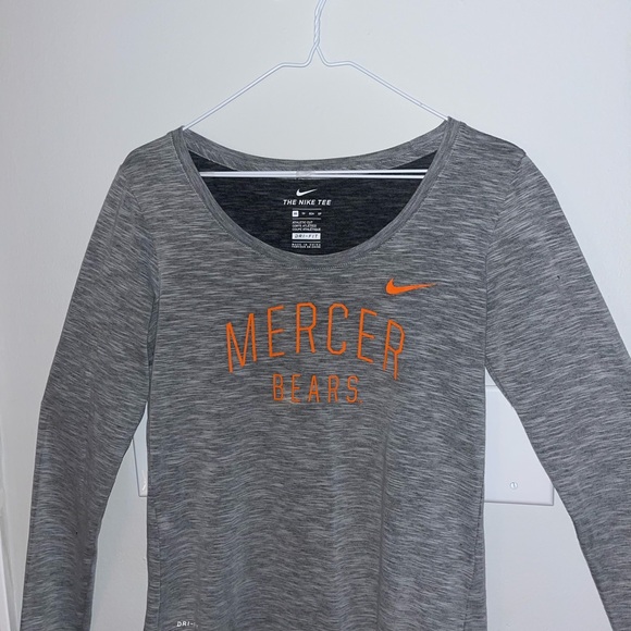 Mercer Bears Arch Over Officially Licensed Long Sleeve T-Shirt I XS - Picture 6 of 8